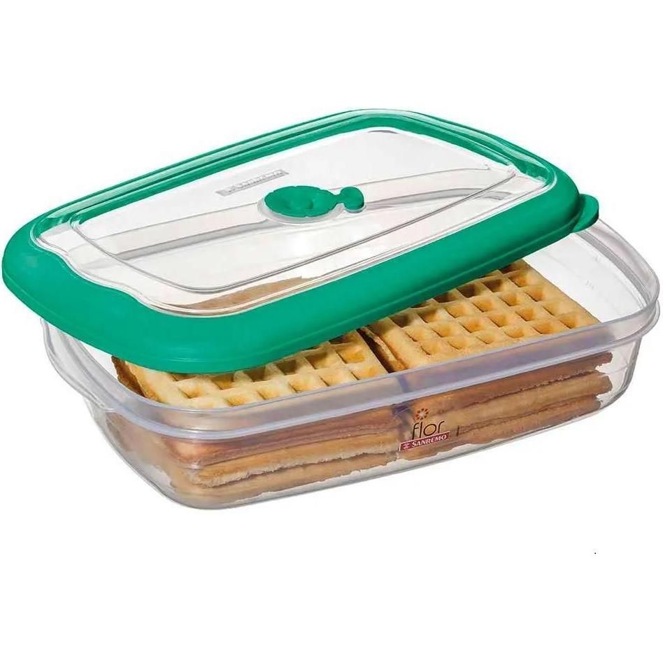 Hermetico Rectang Plastico San