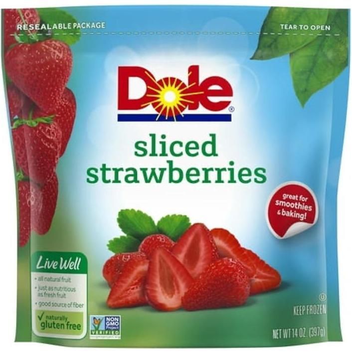 Dole Sliced Strawberries 14z