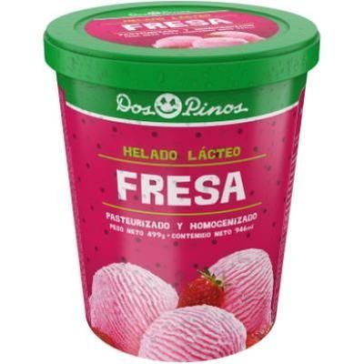 Helado Dos Pinos Fresa.550gr