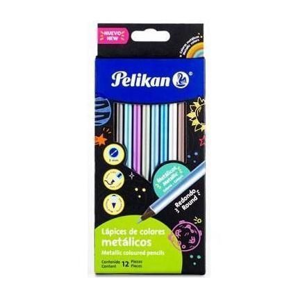 Lapiz De Color 12pz Metal Peli