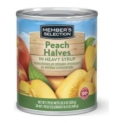 Melocotones Ms Almíbar 820 Gr