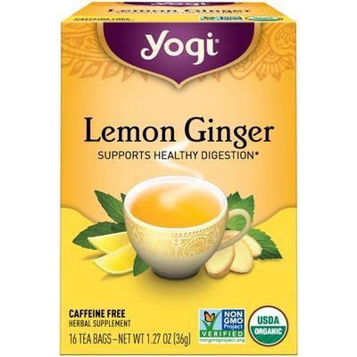 Lemon Ginger Tea Yogi 16 Ct