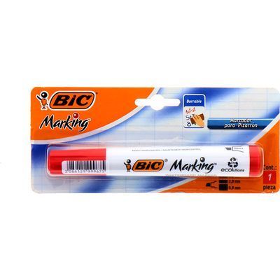 Marcador Pizarra Rojo+bol