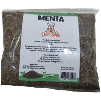 Menta Deshidratada 30g