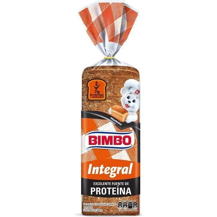 Pan Integr Proteina Bimbo 540g