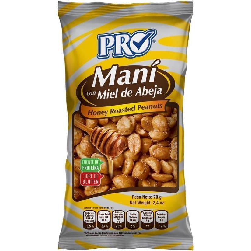 Maní Con Miel De Abeja 70g