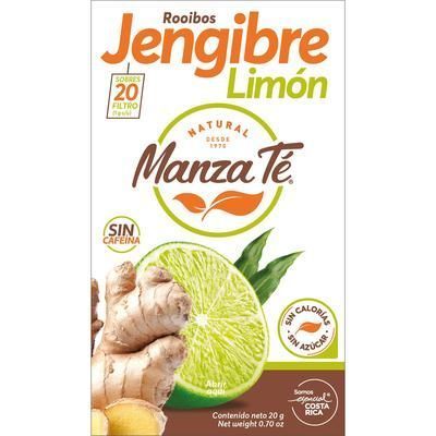 Manza Té Jegibre &amp; Limón 20g