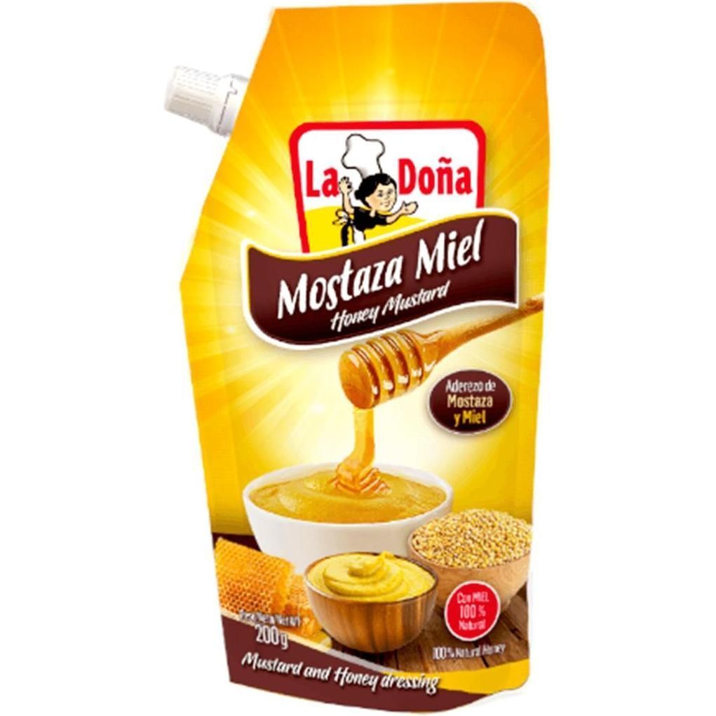 Mostaza Miel La Doña 200g