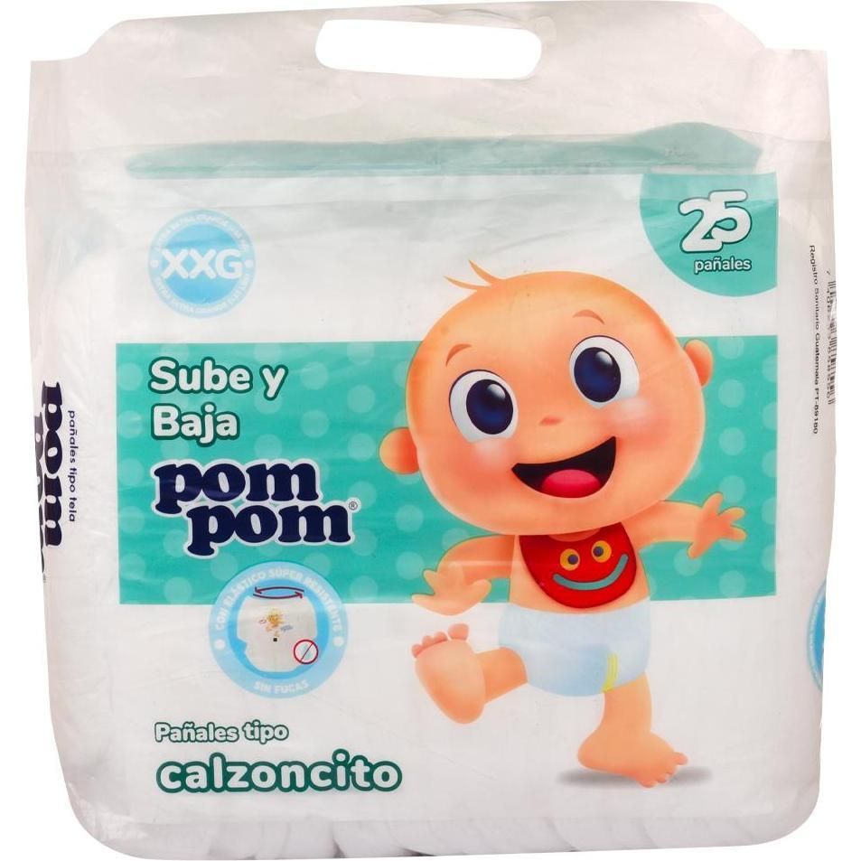 Pañal P/bebe Pompom Calzon Xxg