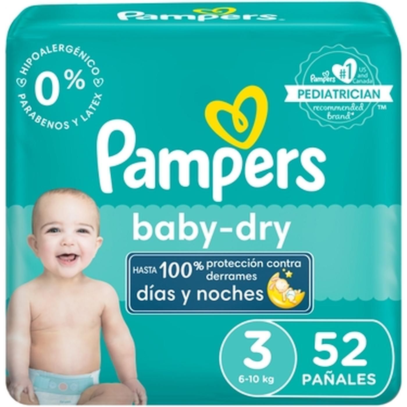 Pampers Baby Dry Talla 3 52ud
