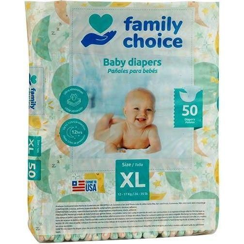 Pañal Family Choice   50u Xg