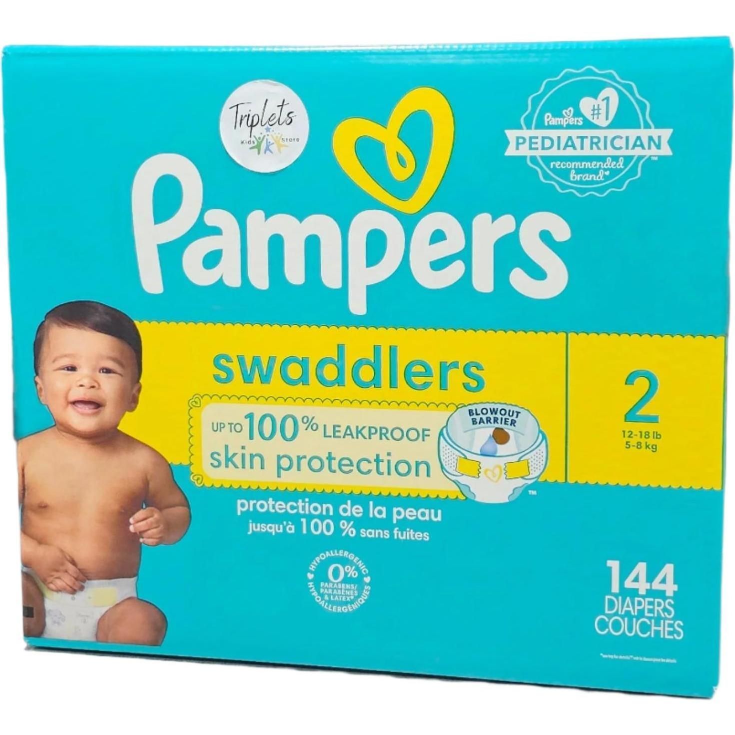 Pañal Swaddlers Pampers Talla2
