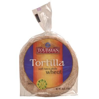 Plain Tortillas Toufayan 18 Oz