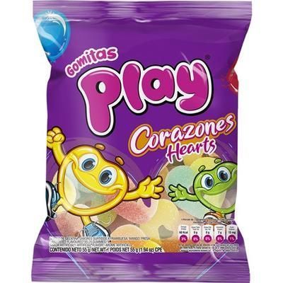 Play Gomitas Corazones 55gr