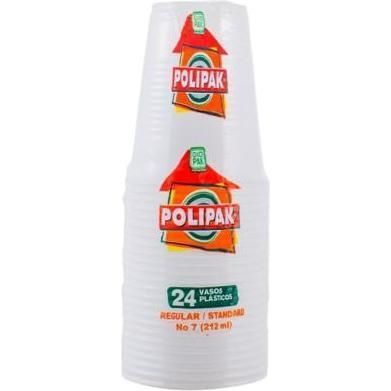 Polipack Vaso # 7 Oxo 24 Un