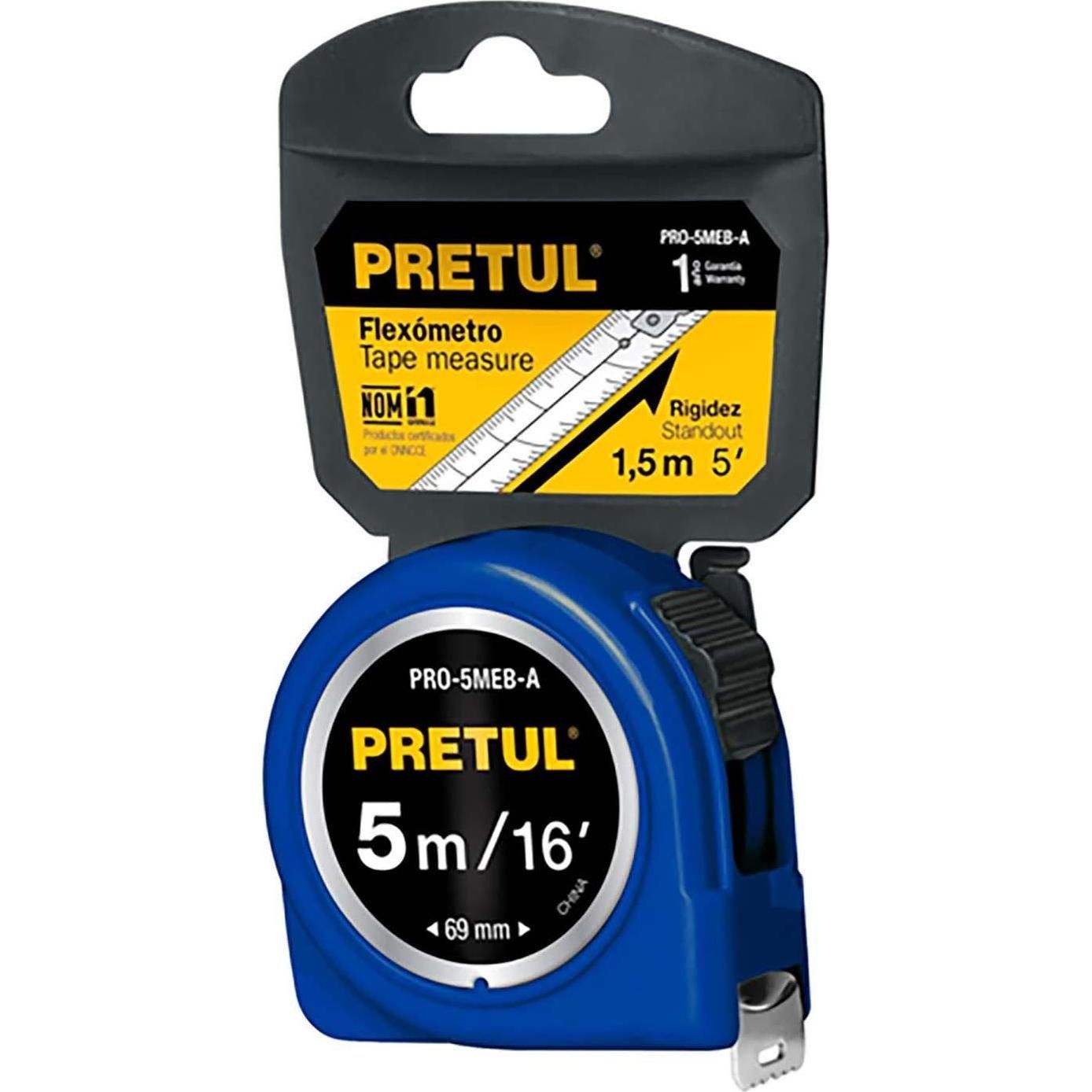 Pretul Cinta Metric Azul 4x5mt