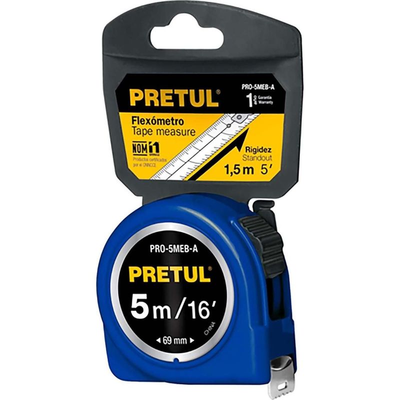 Pretul Cinta Metric Azul 4x5mt