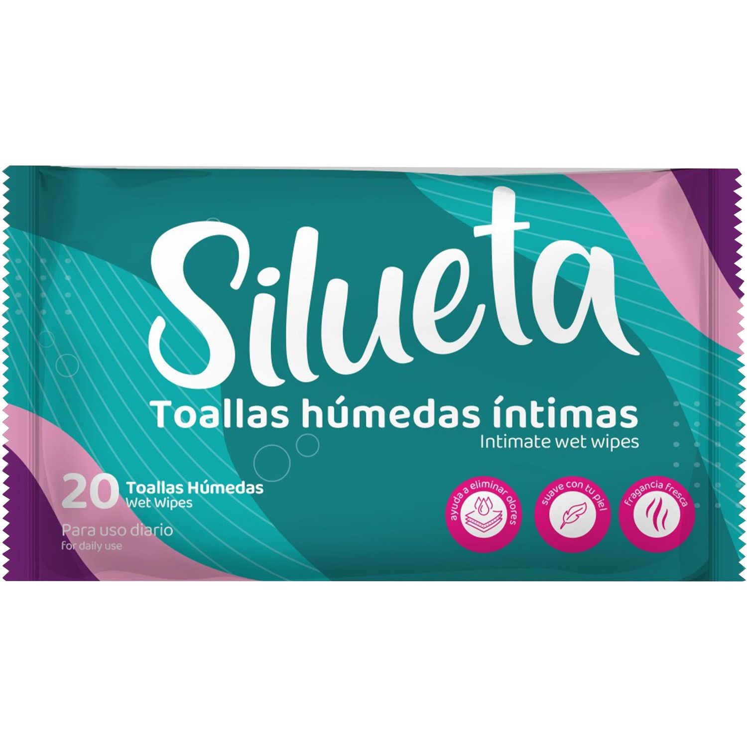 Silueta Toall Humedas Intim20u