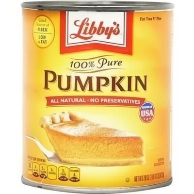 Pumpkin Pie Fill Libby 29 Oz