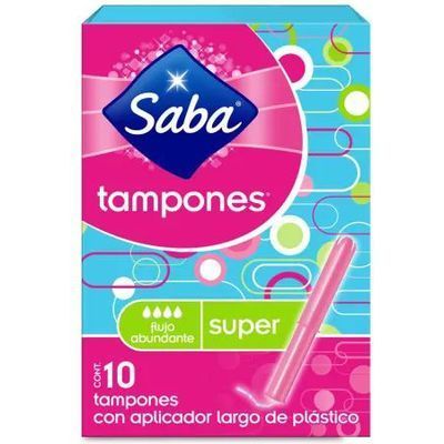 Tampon Saba Super Largo 10u