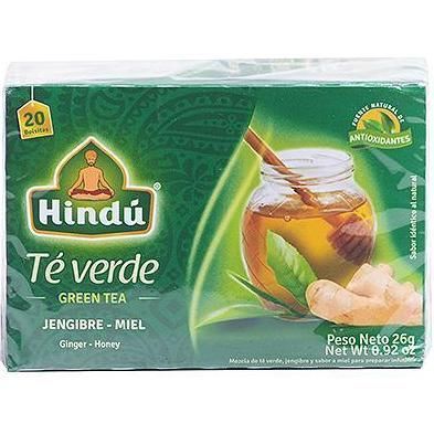 Té Hindú Verd,Jeng,Miel26g 20u
