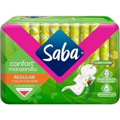 Toalla Sanit.saba Manzan 10u