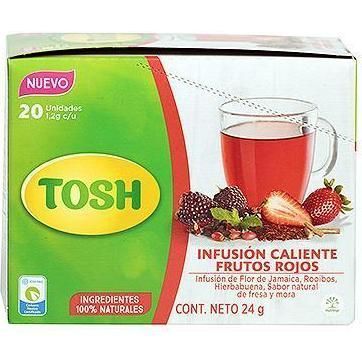 Tosh Té Frutos Rojos 20ud 20gr