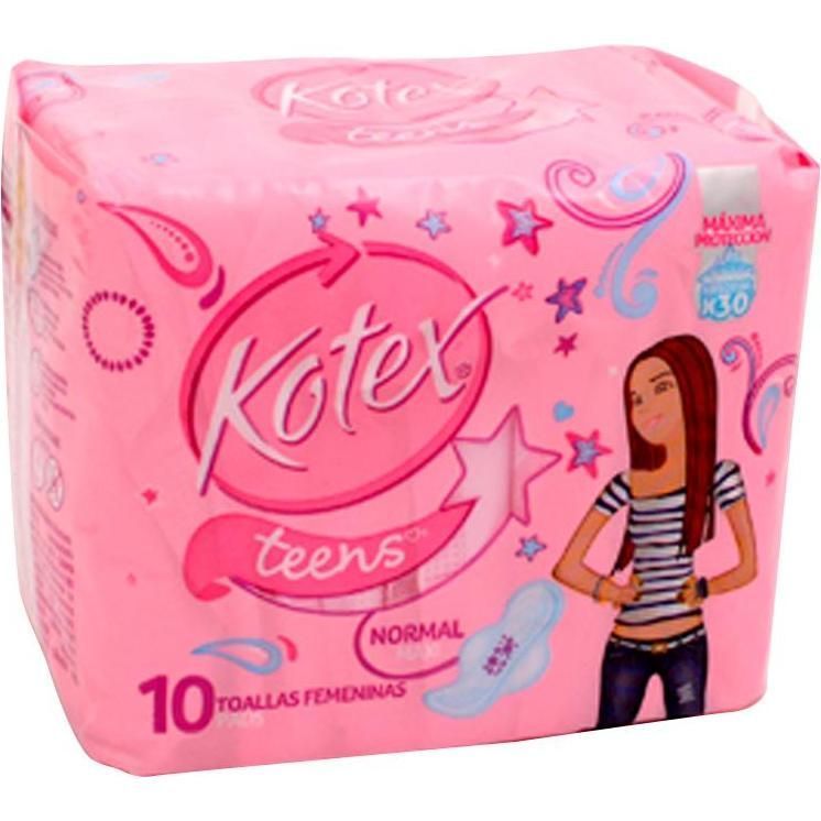 Toalla San.kotex Teens 10u
