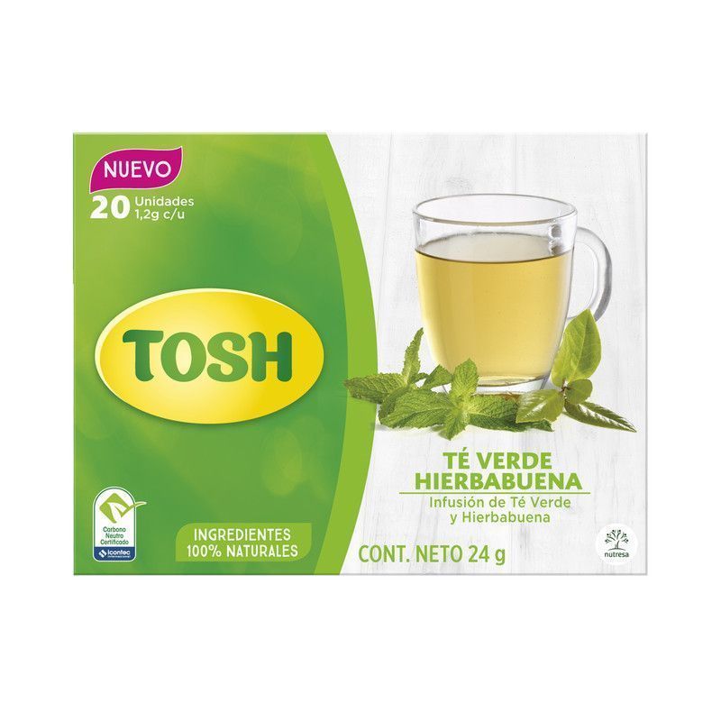 Tosh Té Verde&amp;hierbabue20u 24g