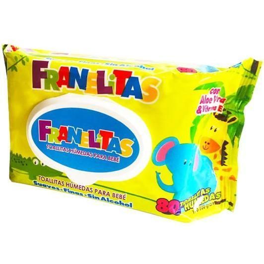 Toall Humedas Franelitas 80u