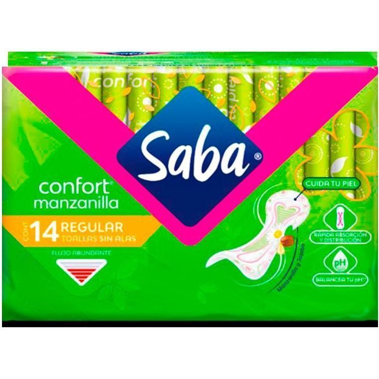 Toall Sanit.saba Reg.s/ala 14u