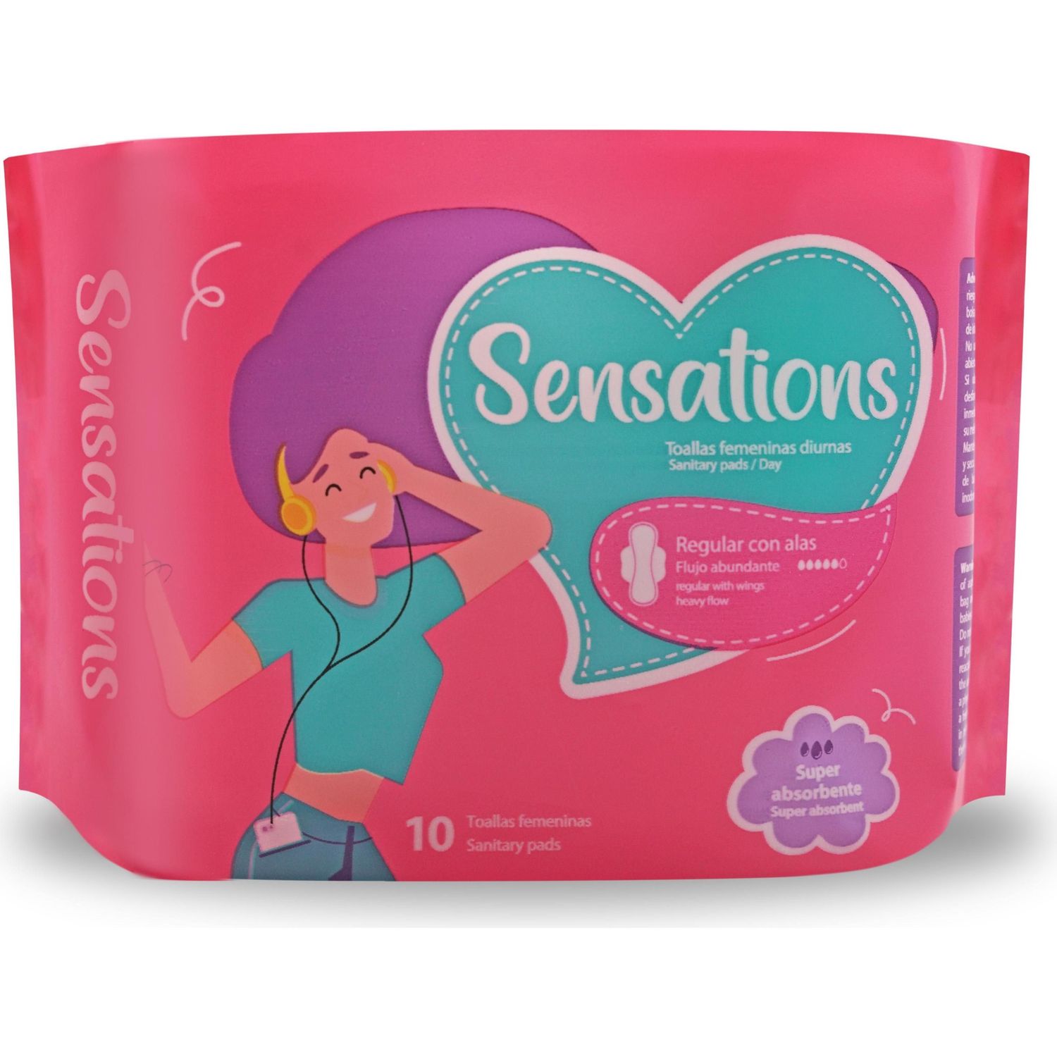 Toalla Fem Dia Sensations  1ou