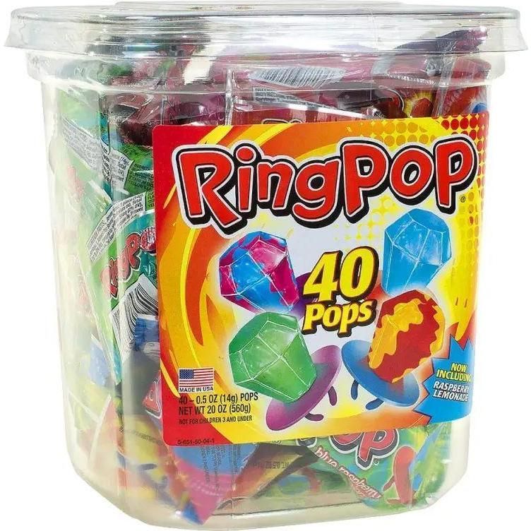 Topps Ring Pops 40 Ct