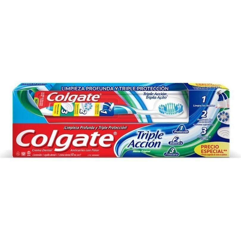 Tp Colg Tripl/acc 50ml+cepillo