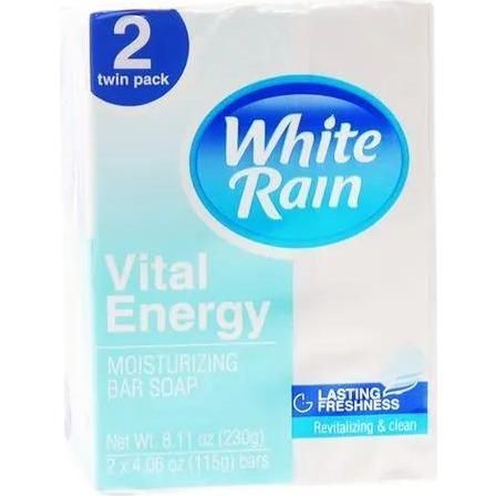 White Rain Bar Soap Energy 2ct