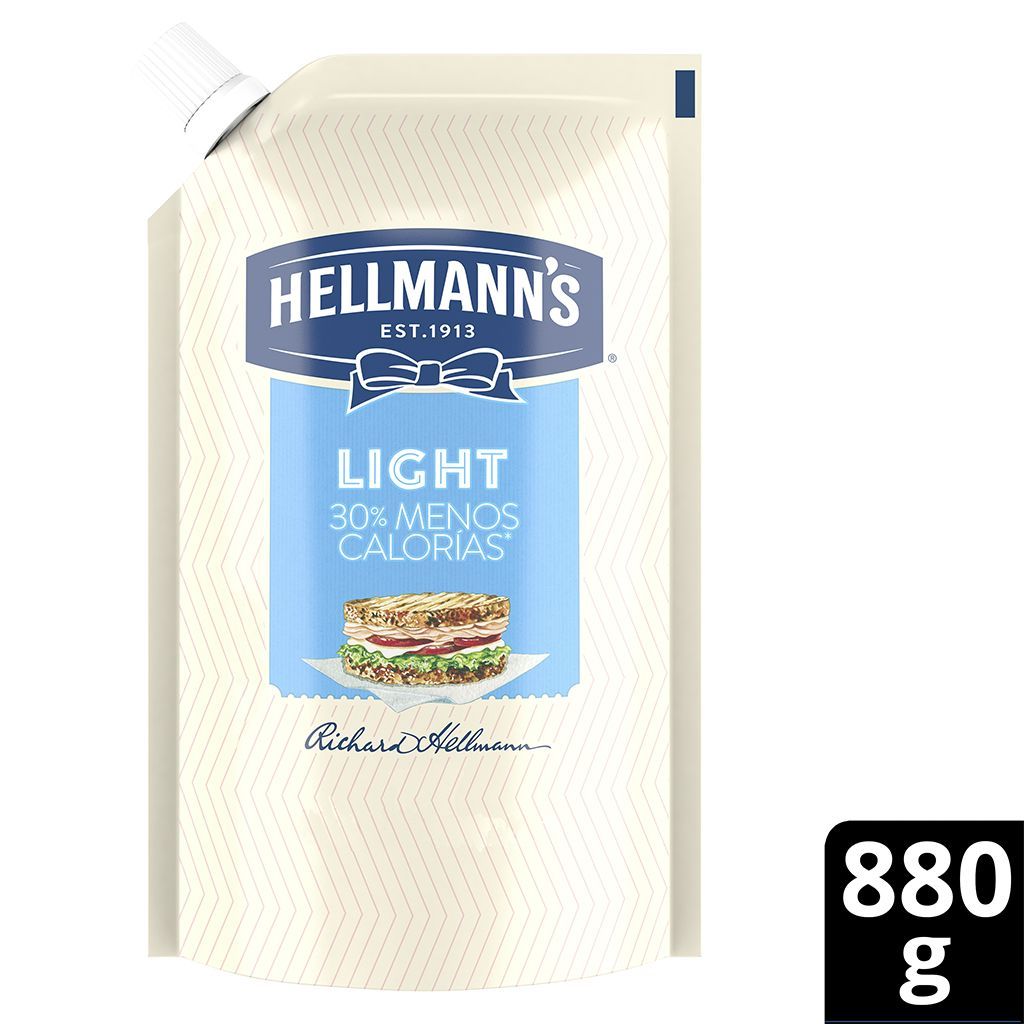 Hellmanns Mayonesa Light 880gr