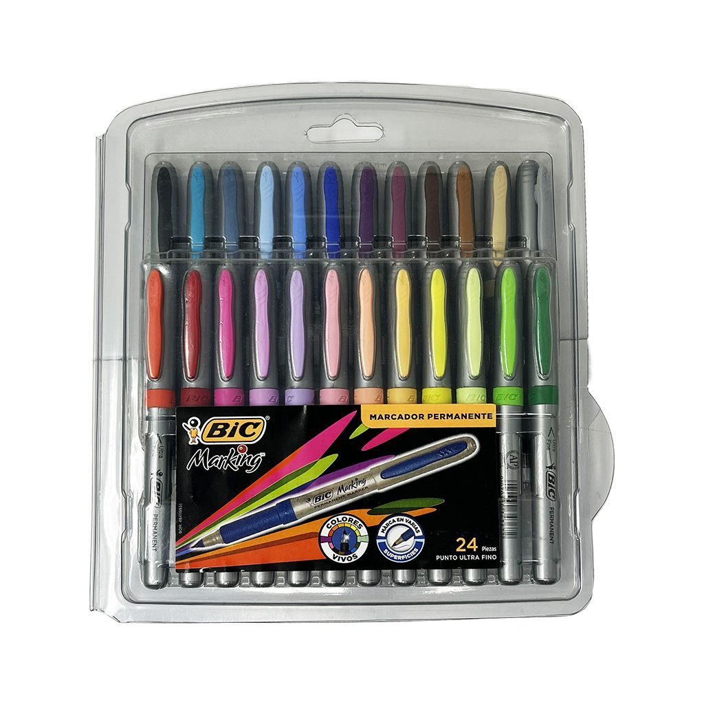 Bic Marcador Ultrafino 24unds