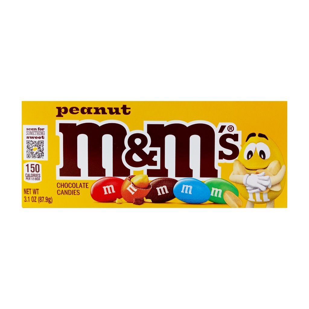 M&amp;m Peanunt Chocolate 3.1 Oz