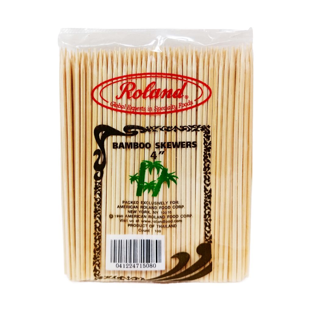 Roland Bamboo Skewers 4 In