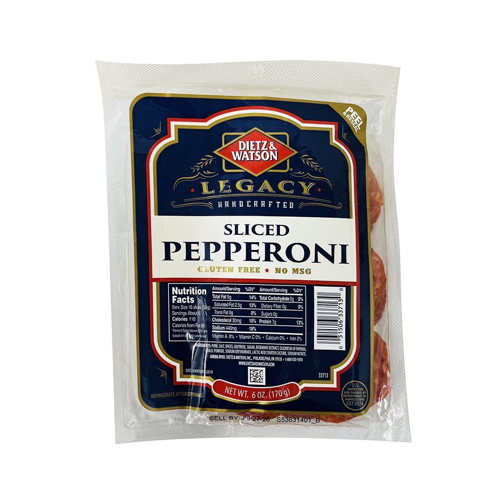 Pepperoni Dietz Watson 6 Oz
