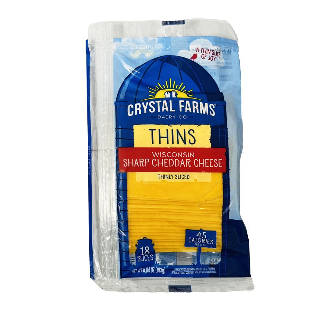 Sharp Cheddar Thins Shingled