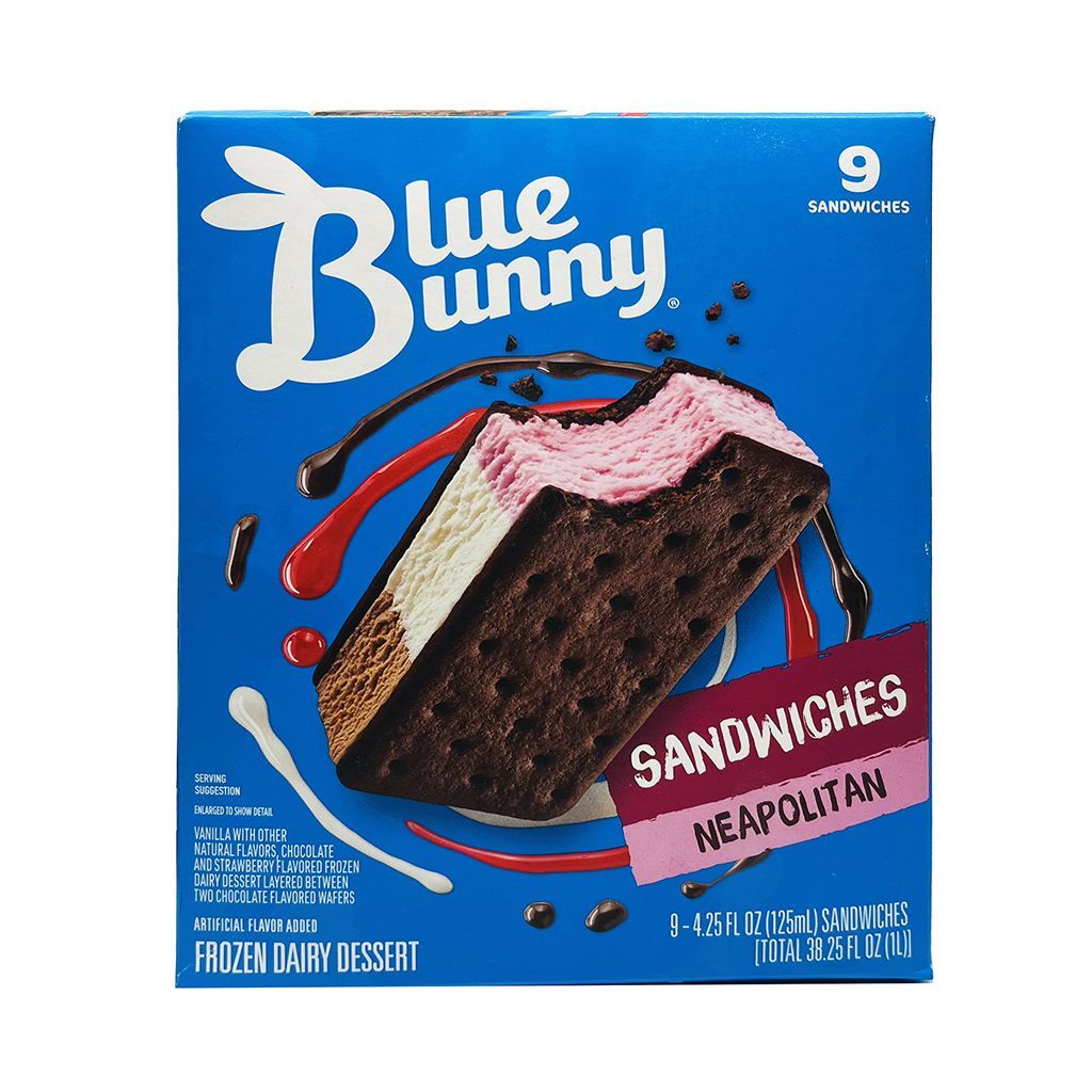 Neapolitan Blue Bunny 38.25 Oz