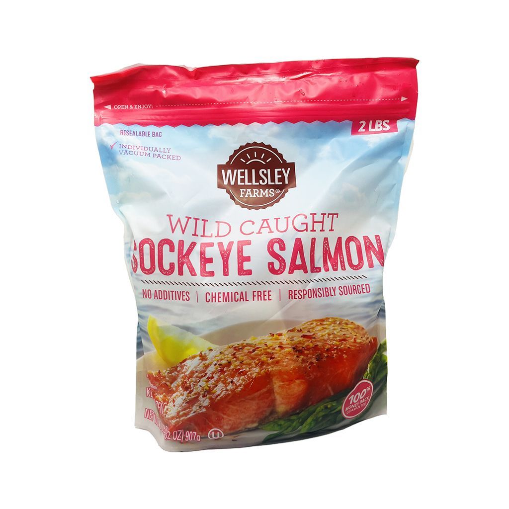 Sockeye Salmon Wellsey 2 Lb