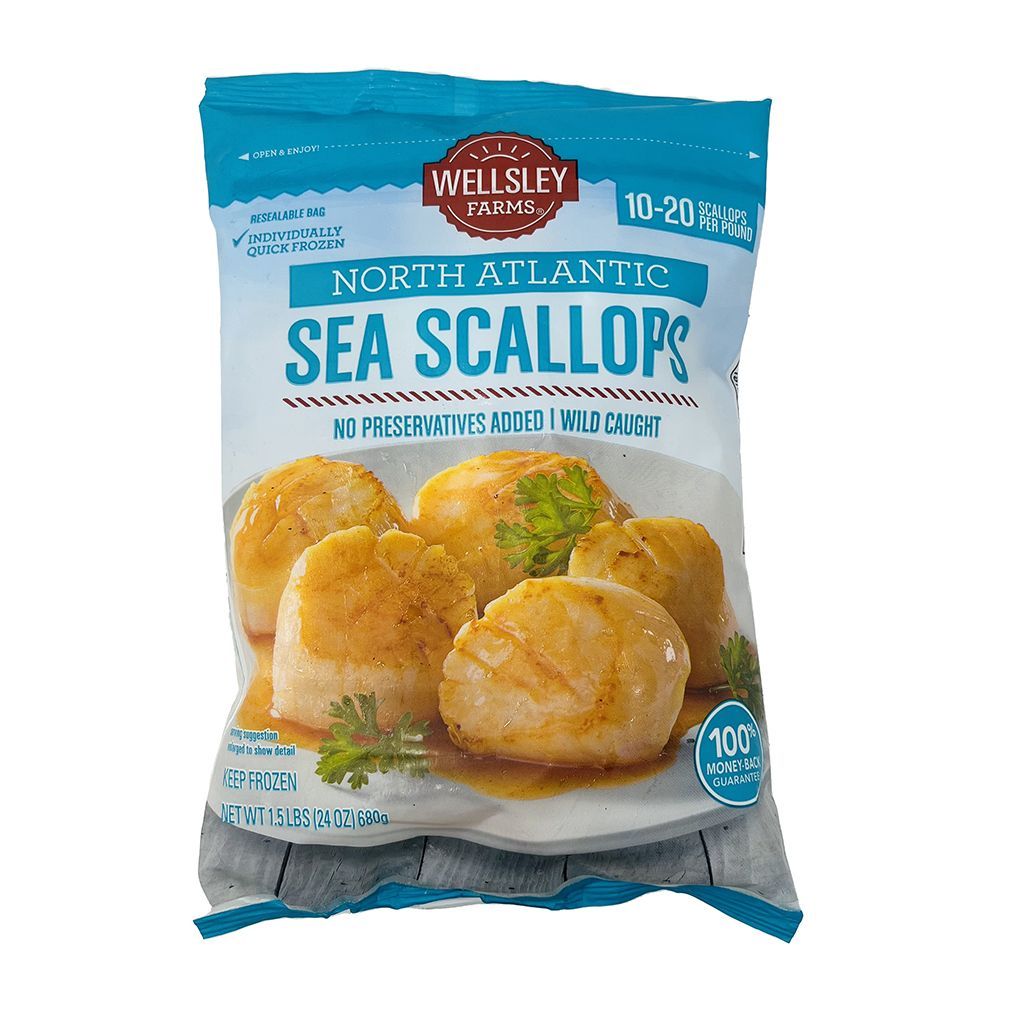 Scallops Wellsley Farms 1.5 Lb