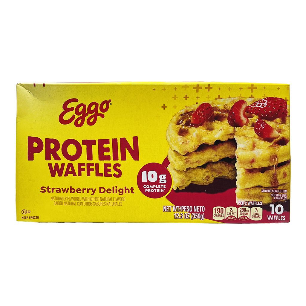 Waffles Fresa Protei Eggo12.3z
