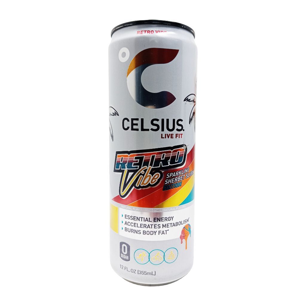 Celsius Retro Vibe Energy 12oz