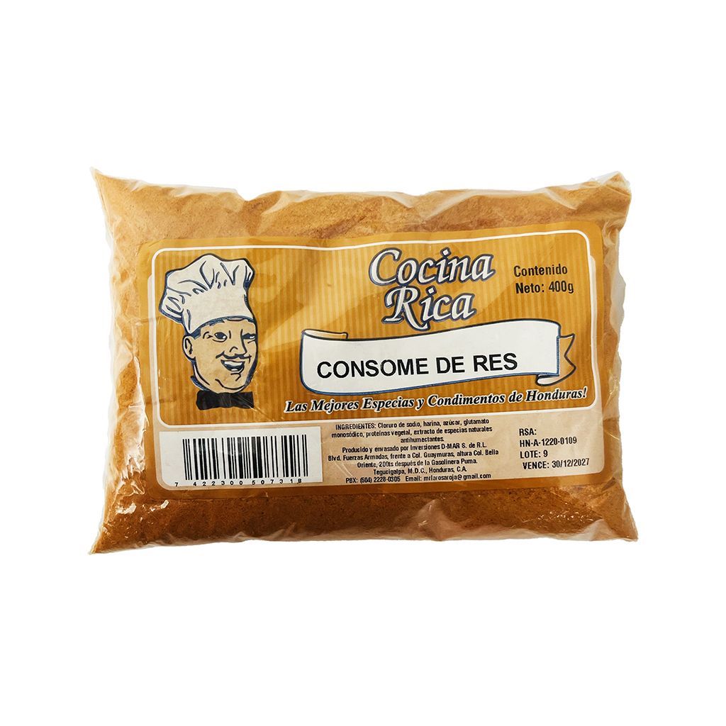 Consome De Res 400grs