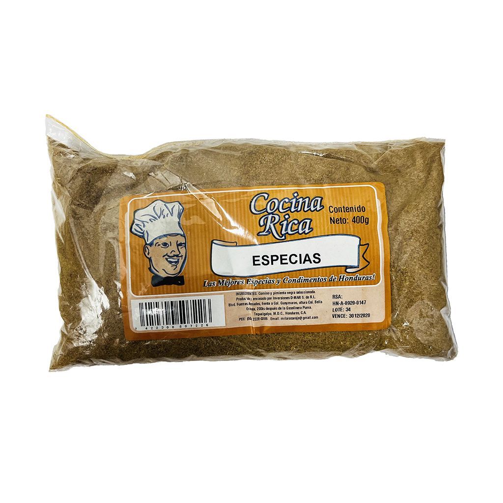 Especias 400grs