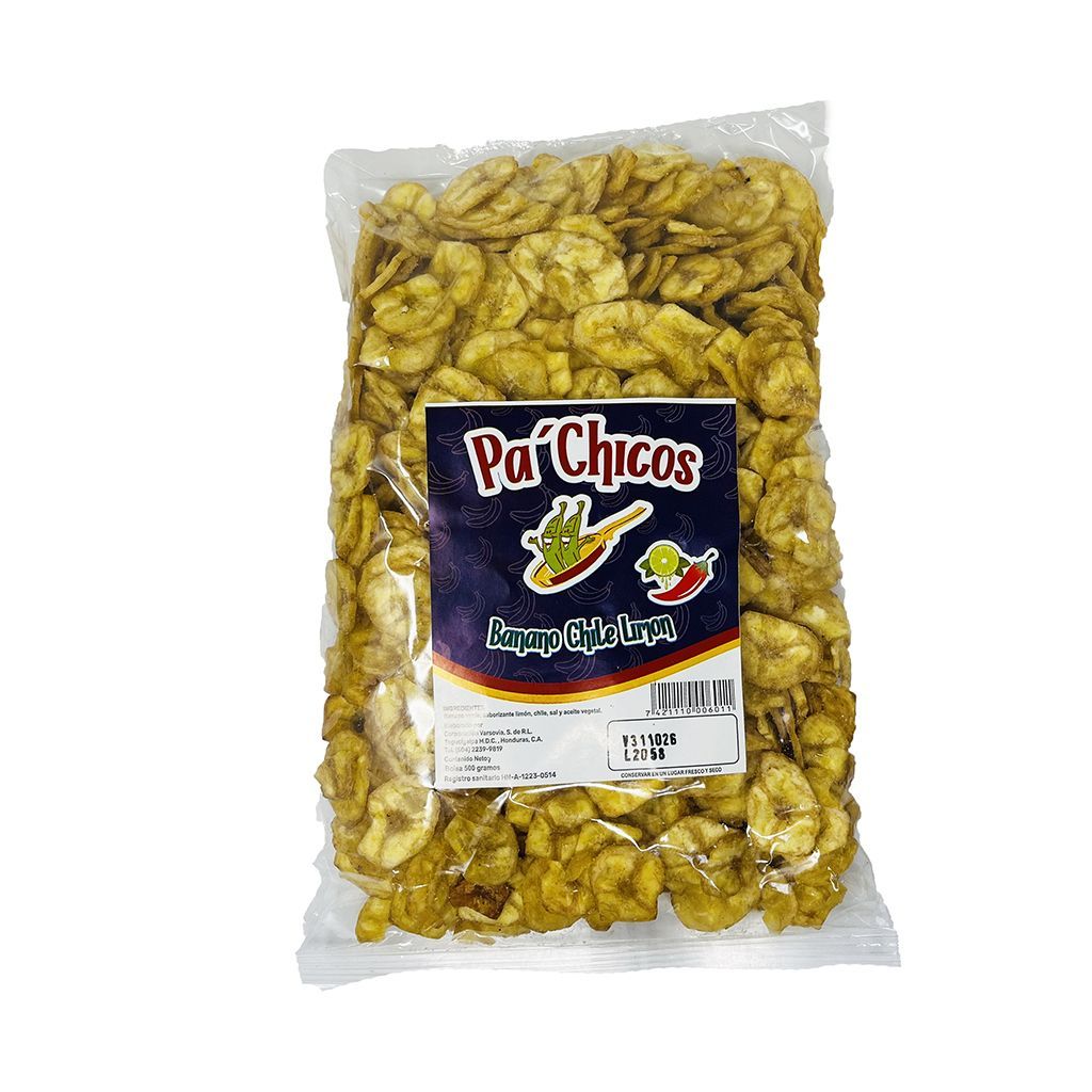 Tajada Banano Chile Bolsa500gr