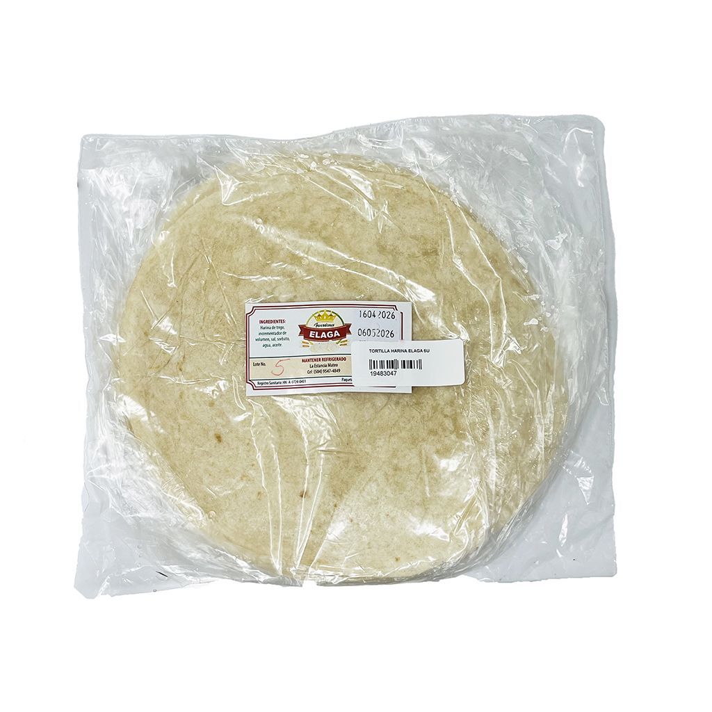 Tortilla Harina Elaga 5u